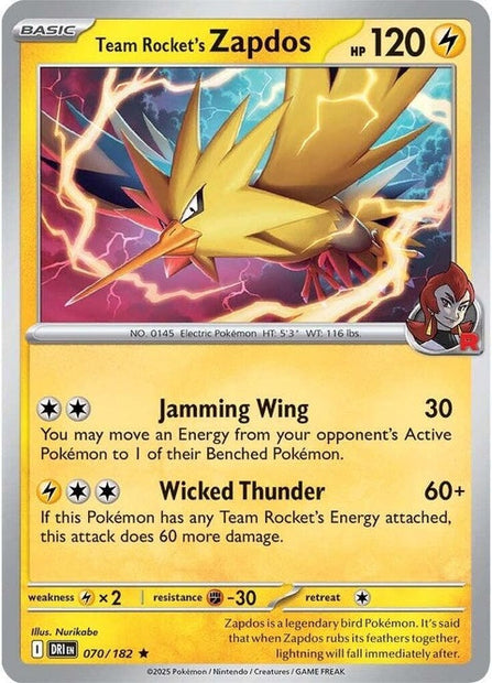 Team Rocket's Zapdos (70)