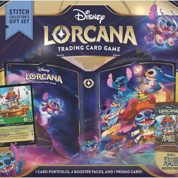 Disney Lorcana Trading Card Game: Azurite Sea - Stitch Collector's Gift Set