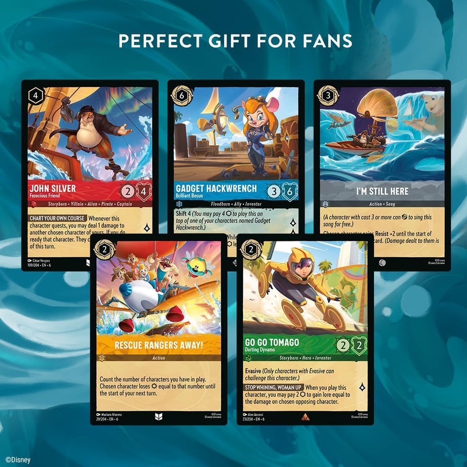 Disney Lorcana Trading Card Game: Azurite Sea - Stitch Collector's Gift Set