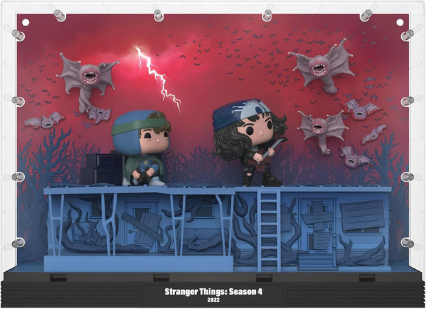 Funko POP! Moments Deluxe: Stranger Things - Dustin, Eddie and the Demobats