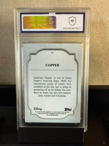 2024 Topps Chrome Disney "Copper" – Sapphire Edition #041 – MGC 10 Graded