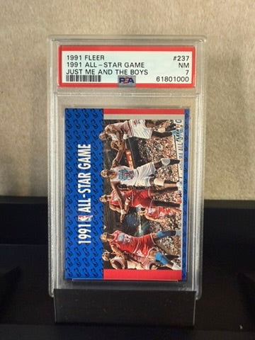 1991 Fleer All-Star Game #231 – East vs. West Stars (PSA 7)
