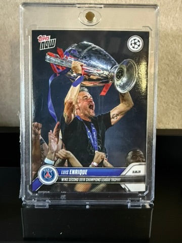 Luis Enrique – Topps Now PSG Champions League Winner 10.06.25