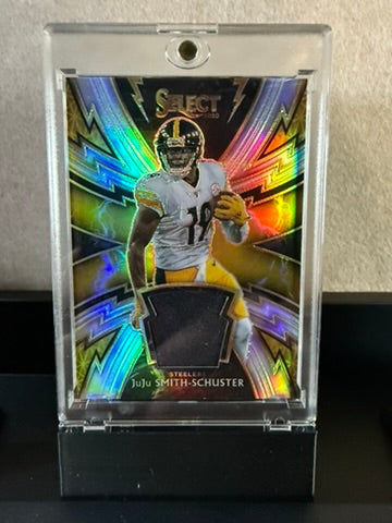 2021 Panini Select JuJu Smith-Schuster Spark Relic – Black Jersey Patch
