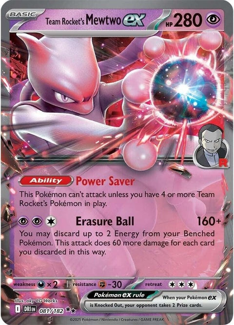 Team Rocket's Mewtwo Ex (81)