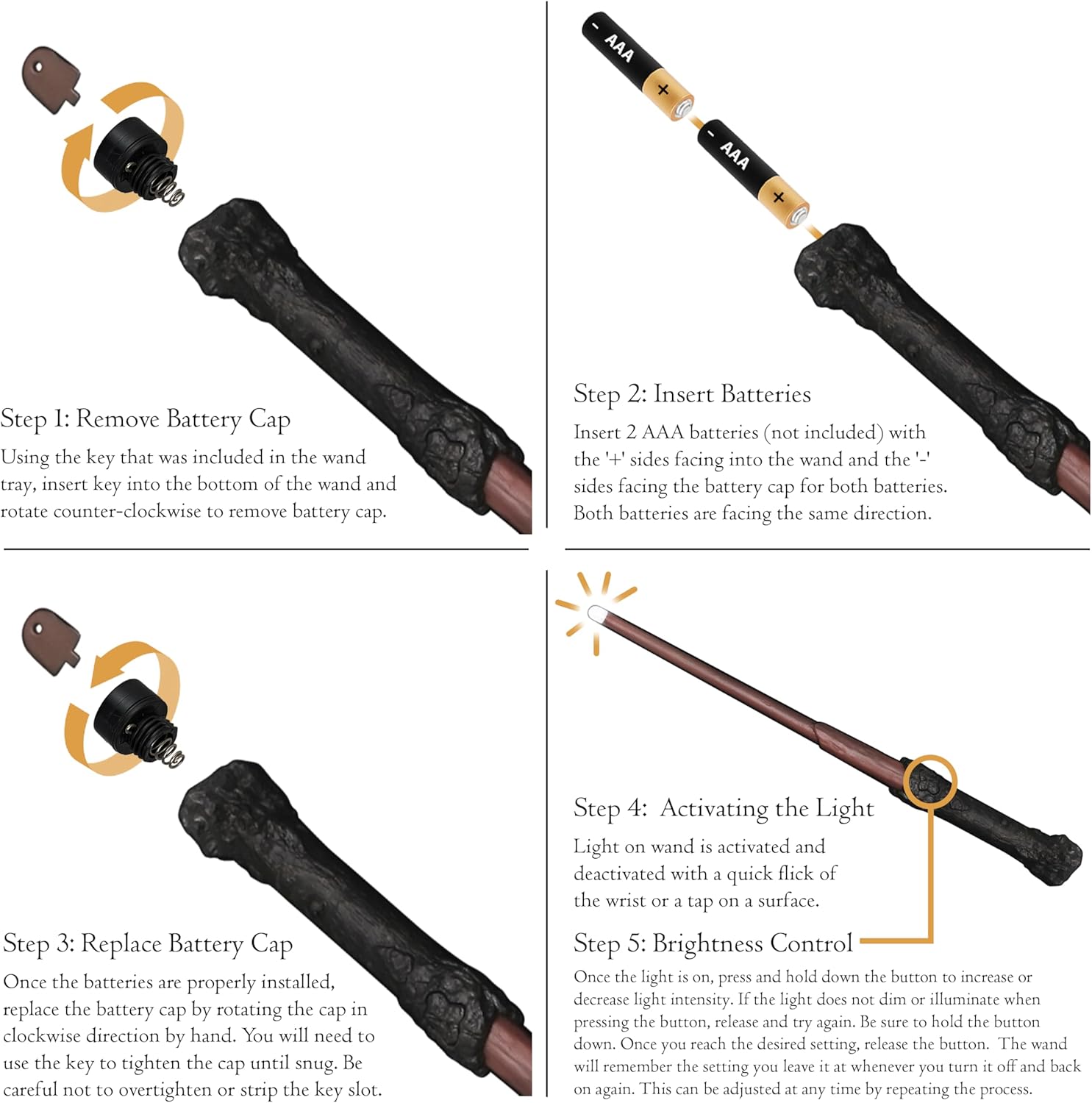 The Noble Collection Harry Potter's Illuminating Wand
