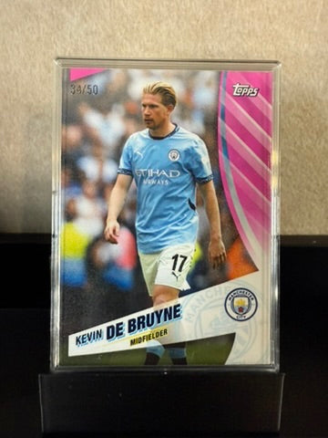 Kevin De Bruyne – 34/50 – Topps Pink Parallel – Manchester City