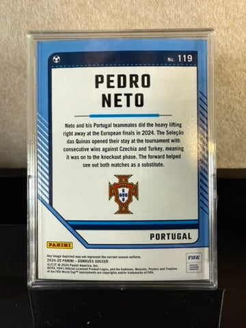 Pedro Neto – Donruss FIFA Holo Red Laser Parallel (Portugal)