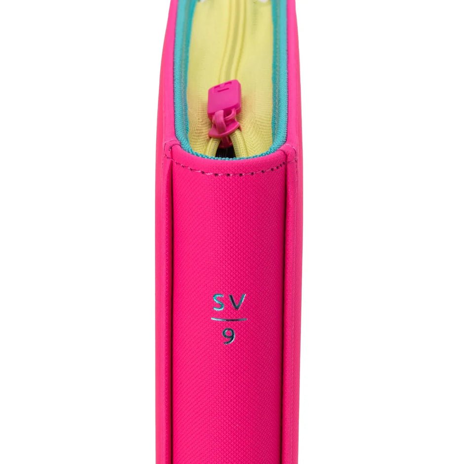 VaultX Scarlet & Violet 9 Exo-Tec® Zip Binder - 9 Pocket