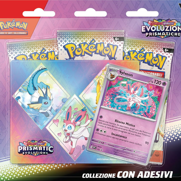 Prismatic evolutions Tech Sticker set Sylveon