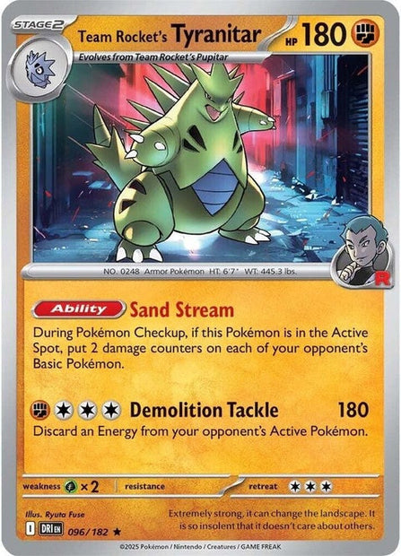 Team Rocket's Tyranitar (96)