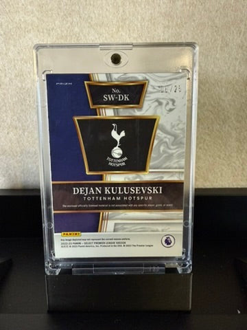 2022-23 Panini Select Dejan Kulusevski Memorabilia Card – Tottenham Hotspur