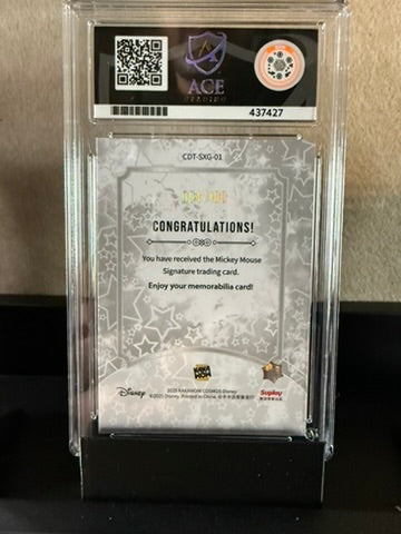 2025 Kakawow Disney Cosmos Signature Mickey Mouse – 094/100 – Gem Mint 10 Graded