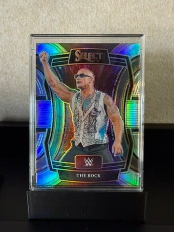 WWE Select The Rock Prizm Holofoil Card – Panini Wrestling Trading Card – Mint