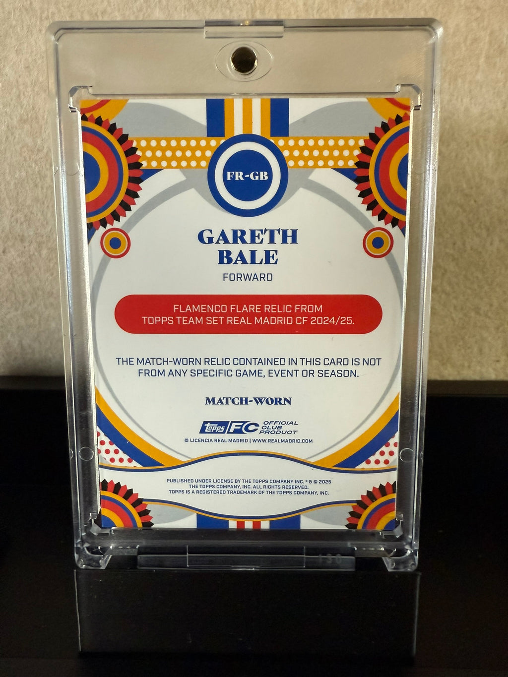 Gareth Bale – Topps Chrome UEFA Club Competitions Insert (Real Madrid)