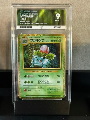 2023 Japanese Ivysaur #002 – Venusaur & Lugia EX Deck – Mint 9 Graded Holo