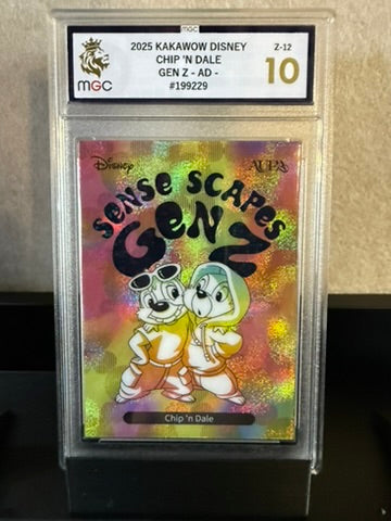 2025 Kakawow Disney – Chip 'n Dale Gen Z Sense Scapes – MGC 10 Gem Mint