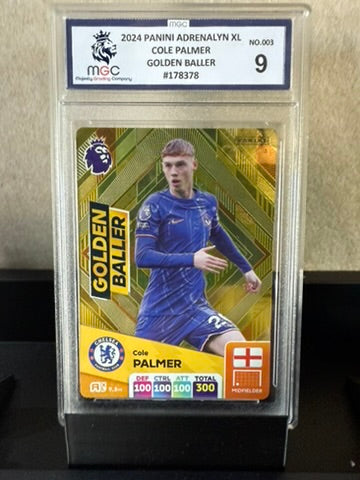 2024 Panini Adrenalyn XL Cole Palmer – Golden Baller – MGC 9 – Chelsea
