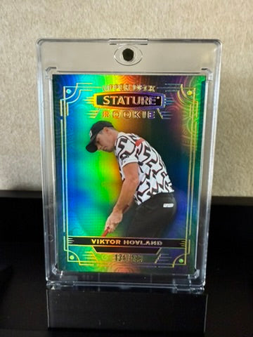 Viktor Hovland Rookie Card – 2021 Upper Deck Stature #134/199