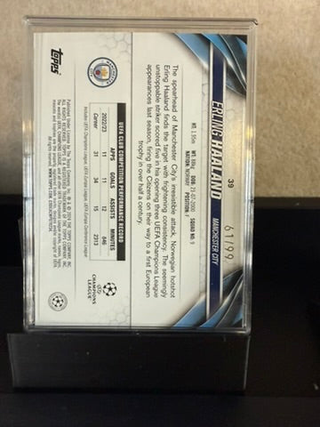 Erling Haaland – Green Refractor – Topps UEFA Champions League