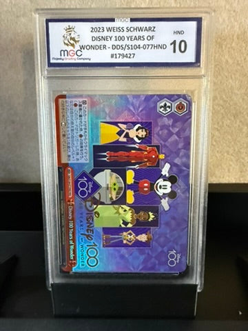 2023 Weiss Schwarz Disney 100 Years of Wonder – DDS/S104-077HND – MGC 10 Graded