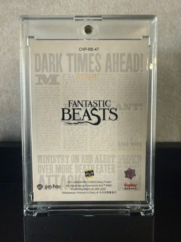 2025 Cosmos Harry Potter “Gellert Grindelwald – Dark Lord Sightings” Foil Insert