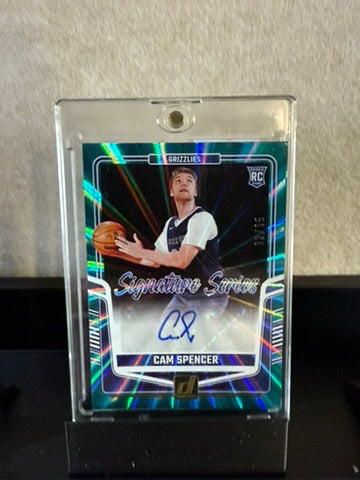 Cam Spencer – Donruss Signature Series Rookie Auto /15 (Grizzlies)