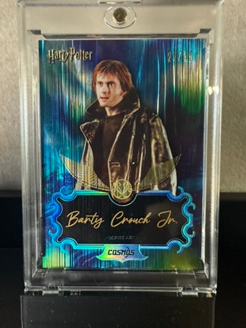 2025 Cosmos Harry Potter “Barty Crouch Jr.” Script Art – Blue Foil #24/25