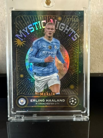 Erling Haaland – 2023 Merlin “Mystic Nights” /150 – Manchester City – UEFA Champions League