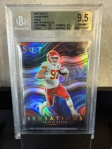 2021 Select Sensations Travis Kelce – Graded 9.5 GEM MINT (BGS)