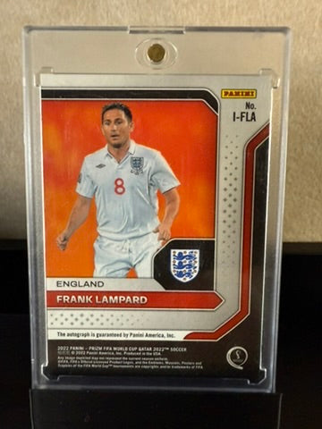 Frank Lampard 2022 Panini Prizm International Ink – England Auto