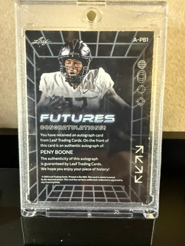 Peny Boone – Leaf Metal Draft “Futures” Auto Rookie Card