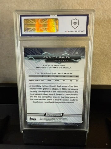 2024 Topps Resurgence Emmitt Smith – Teal Surge /149 – MGC 10 GEM MINT