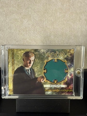 2025 Cosmos Harry Potter Draco Malfoy Costume Relic Card – Teal Robe Swatch