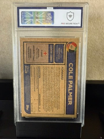 2024 Topps Living Cole Palmer – England – EURO 2024 Rookie – MGC 9