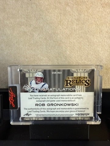 2022 Leaf Ultimate Rob Gronkowski Auto Relic – 04/25