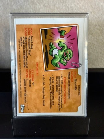 Tossed Ross – Garbage Pail Kids Chrome AN-8b (Green Wave Refractor /99)