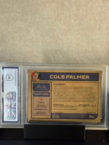 2024 Topps Living Cole Palmer – England – EURO 2024 Rookie – MGC 9