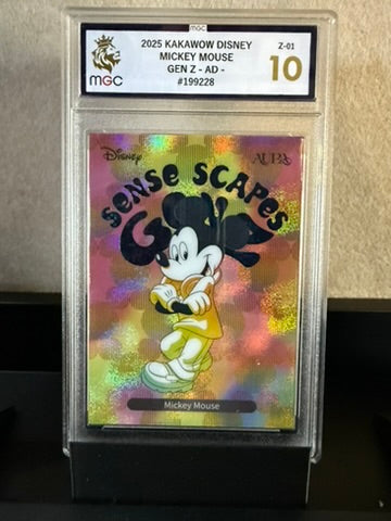 2025 Kakawow Disney Mickey Mouse Gen Z – Z-01 – MGC 10 Graded