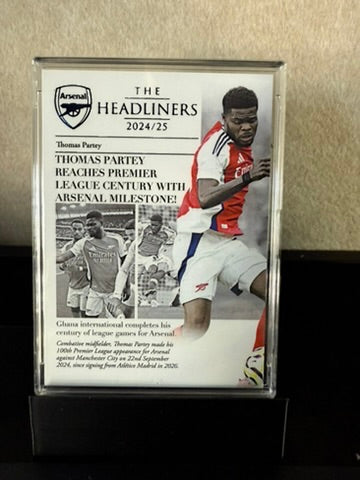 2024/25 Arsenal Club Live Headliners – Thomas Partey – Premier League Century Milestone