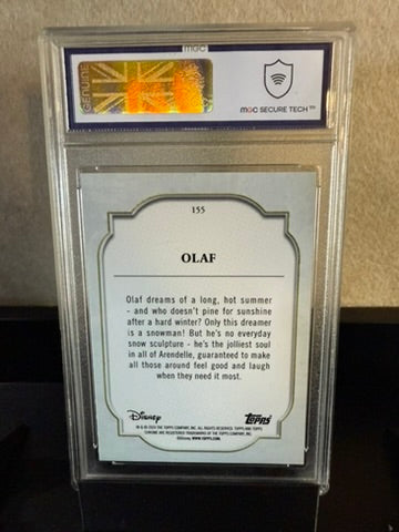 2024 Topps Chrome Sapphire Olaf – Card #155 – MGC 10 Graded
