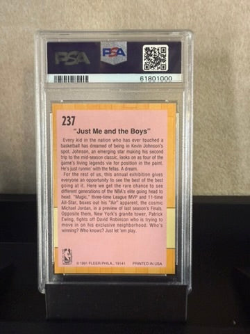 1991 Fleer All-Star Game #231 – East vs. West Stars (PSA 7)