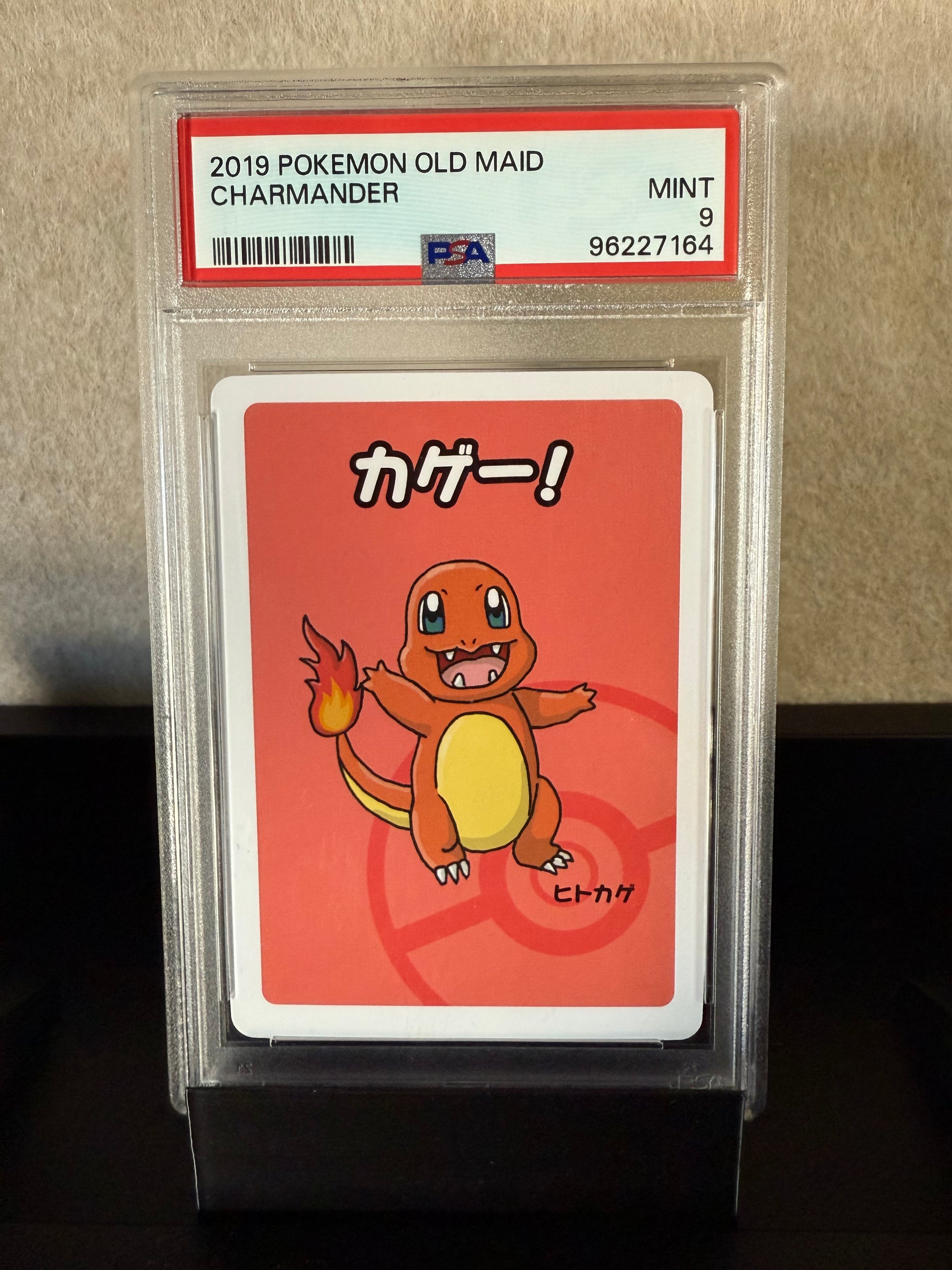 2019 Pokémon Old Maid – Charmander – PSA 9 Mint – Japanese Exclusive