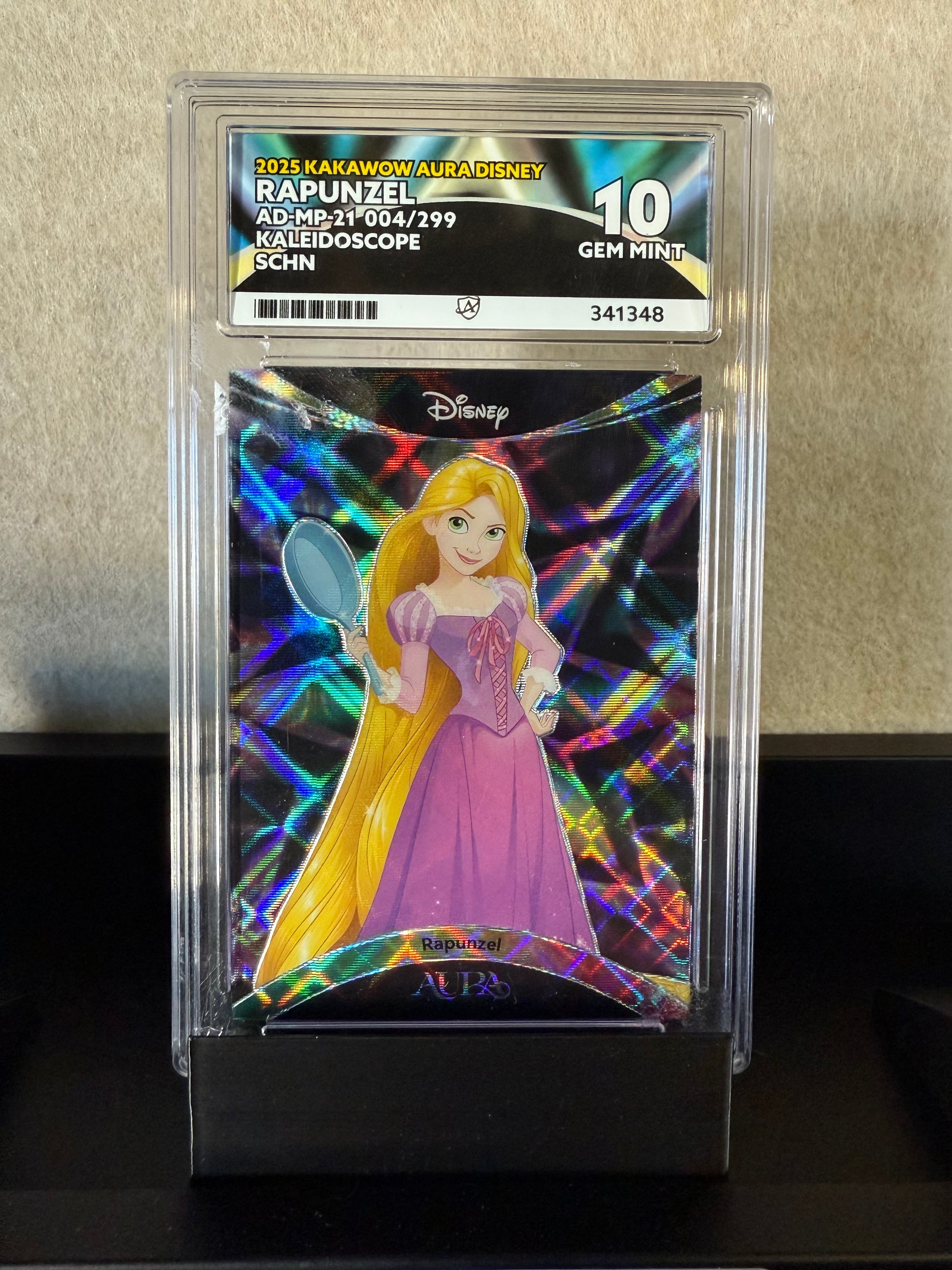 2025 Kakawow Aura Disney Rapunzel Kaleidoscope #004/299 – GEM MINT 10