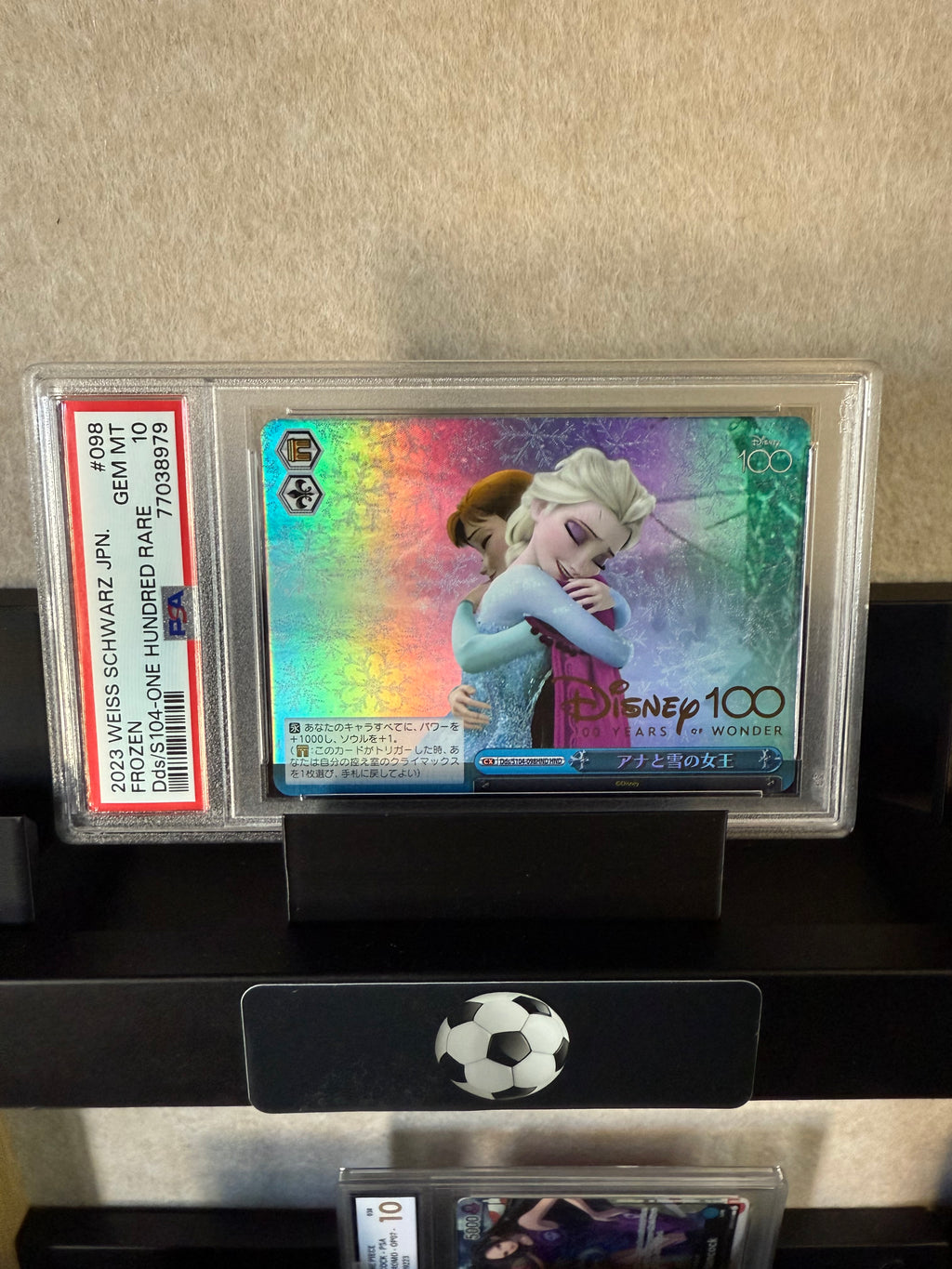 2023 Weiss Schwarz JPN Disney 100 Frozen – Elsa & Anna One Hundred Rare (Dds/S104) – PSA 10 GEM MINT