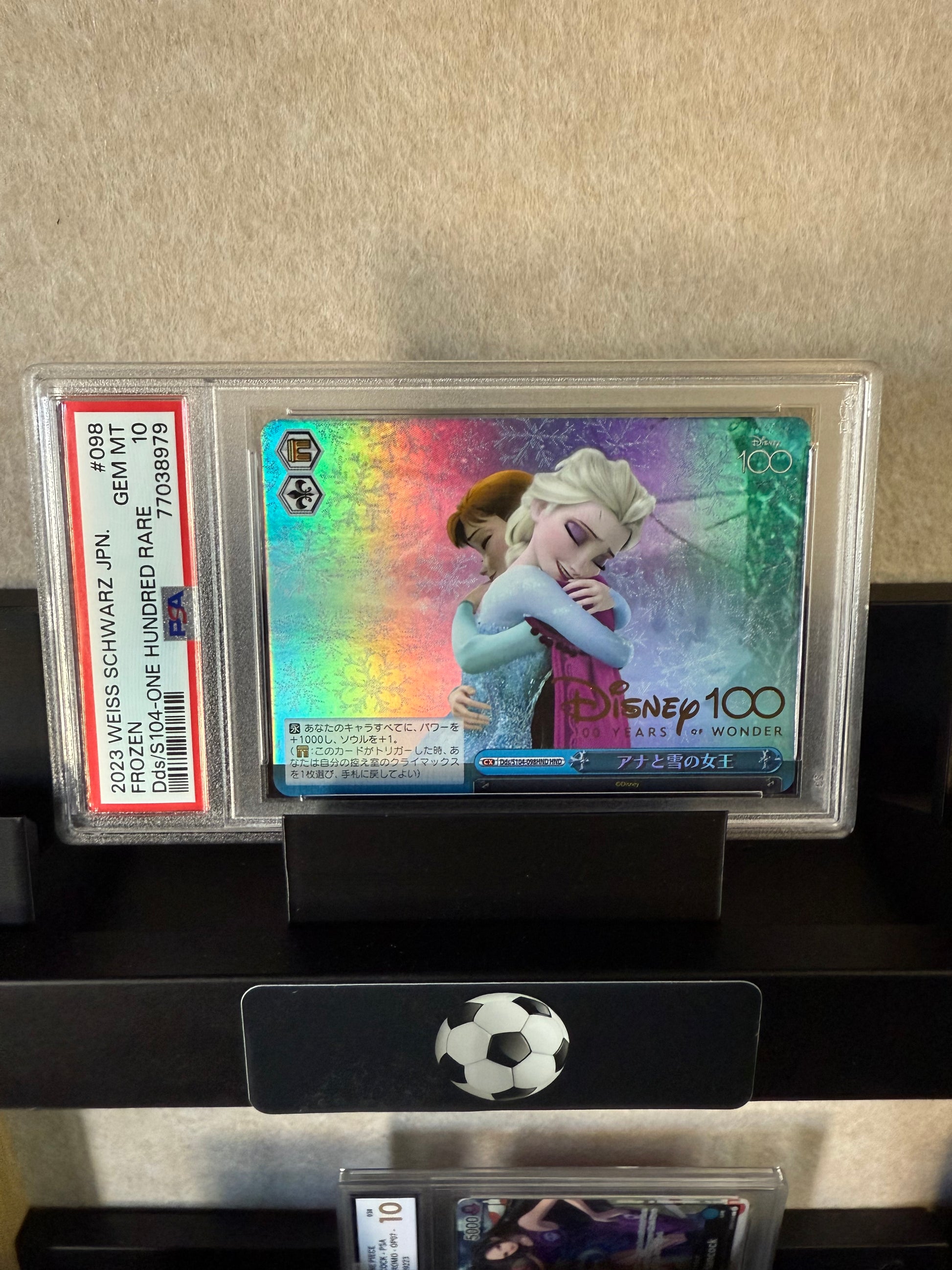 2023 Weiss Schwarz JPN Disney 100 Frozen – Elsa & Anna One Hundred Rare (Dds/S104) – PSA 10 GEM MINT