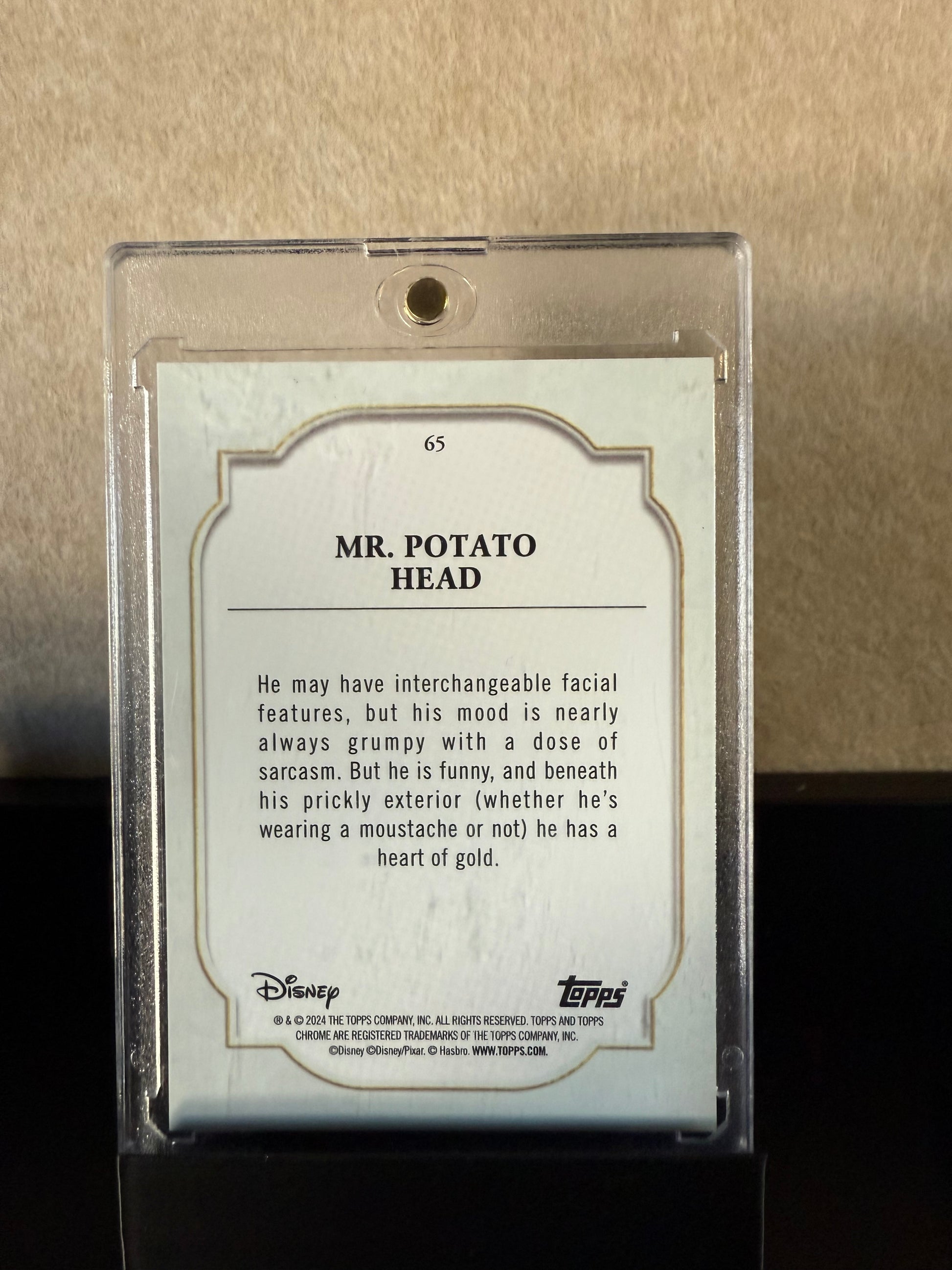 Topps Chrome Disney 100 – Mr. Potato Head Refractor #134/199 (Blue Parallel)