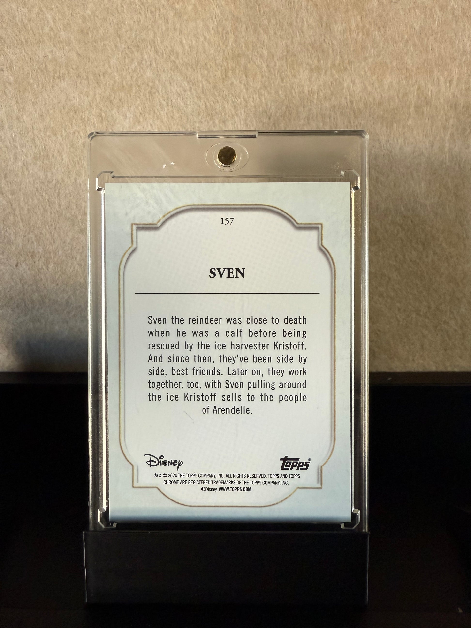 Topps Chrome Disney 100 – Sven Refractor #14/99 (Green Parallel)