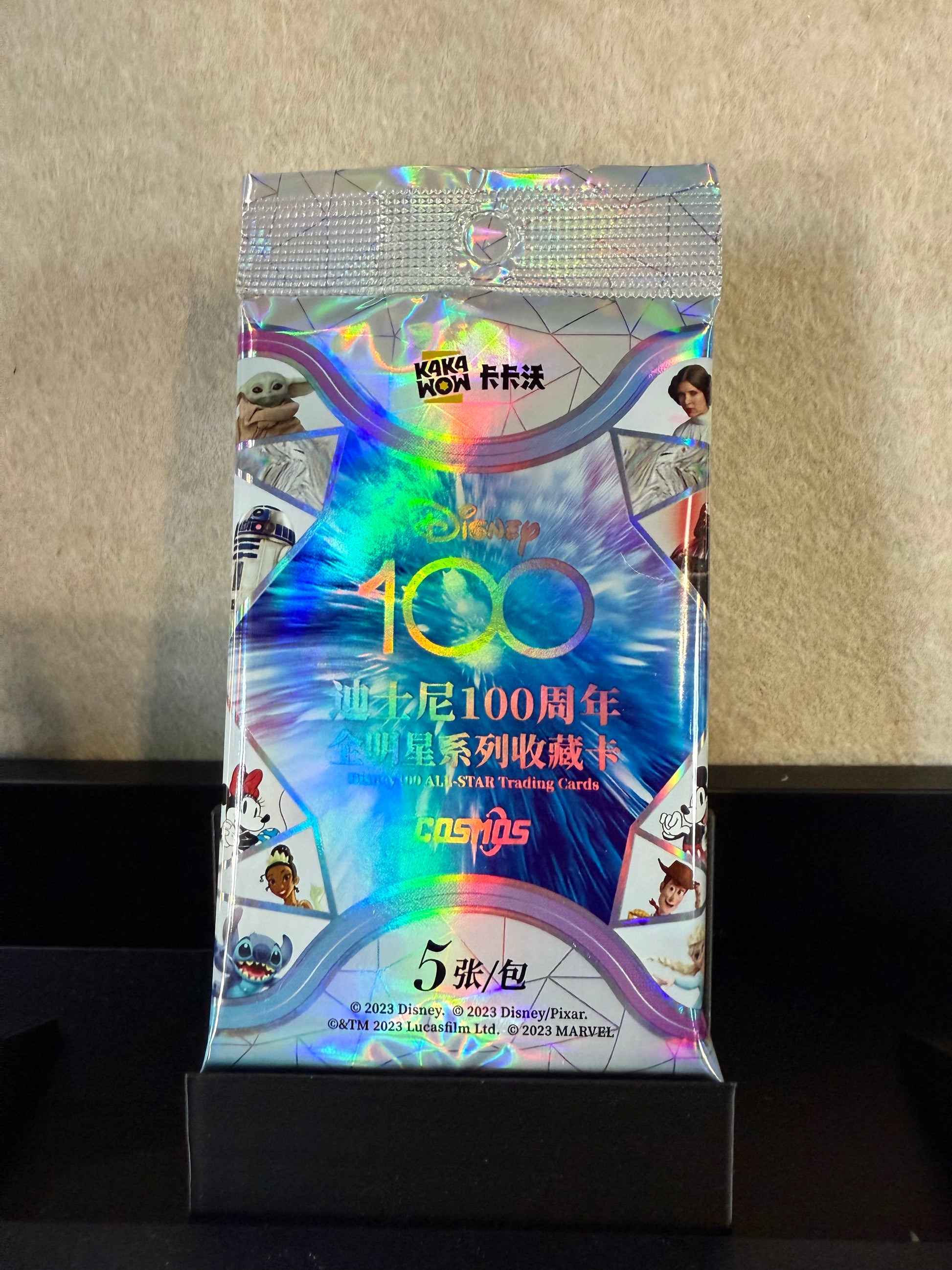 Disney 100 All-Star Trading Cards Booster Pack (5 Cards) – Cosmos x KakaWow