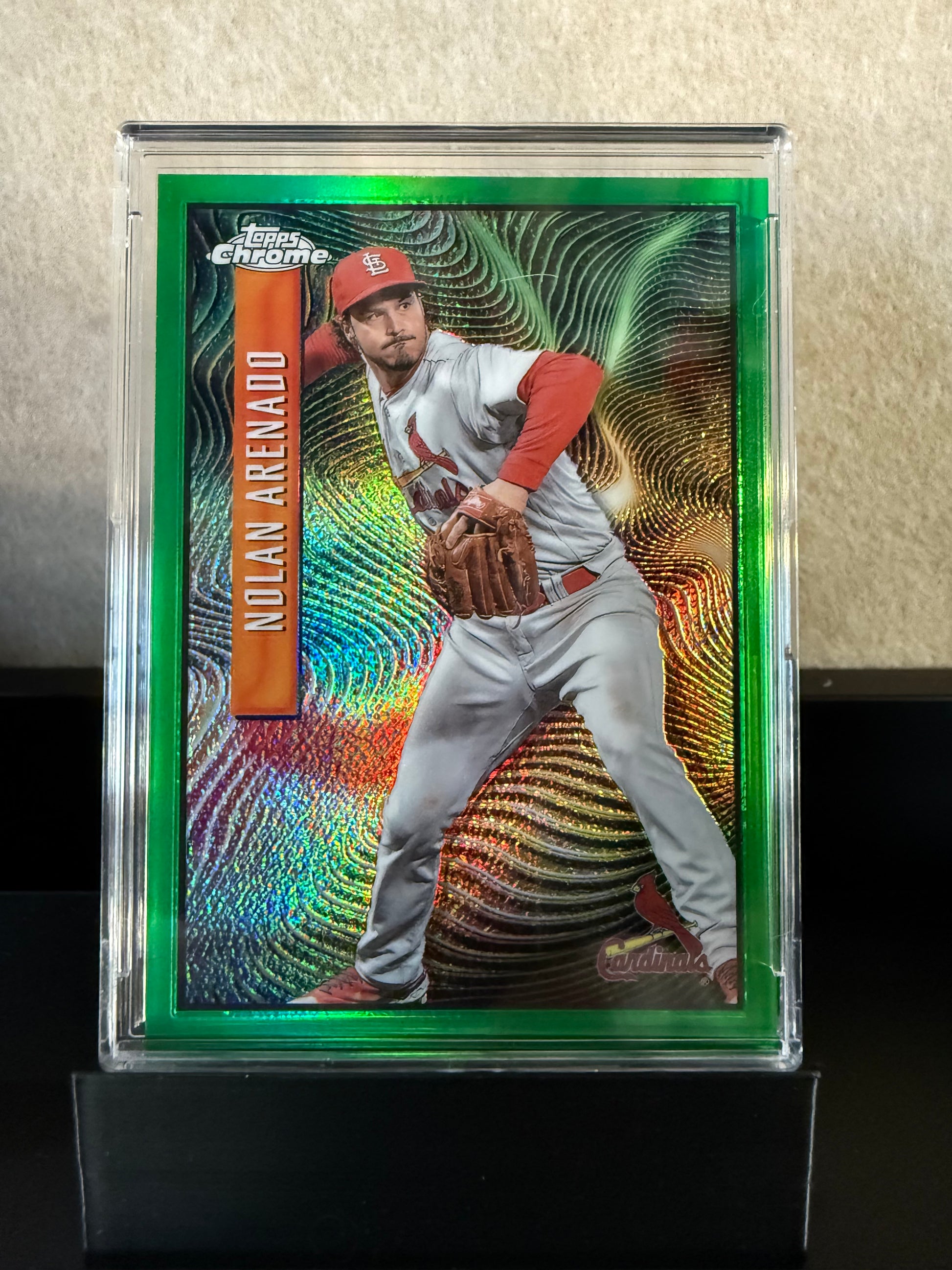 Nolan Arenado – 2022 Topps Chrome Green Wave Refractor (St. Louis Cardinals) 11/99